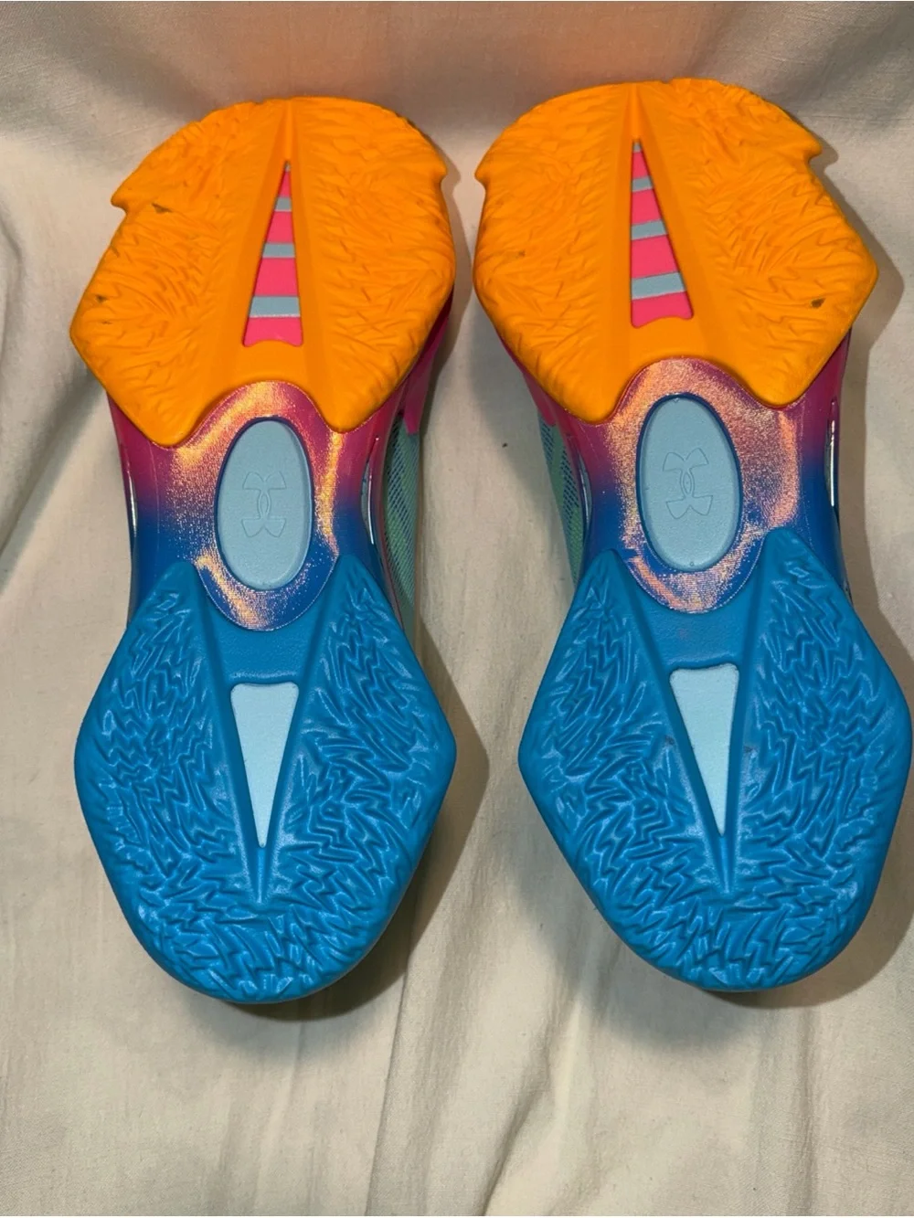 Under Armour Curry Flow 10 - Cotton Candy Basketball Shoes - new w/out box sz 12